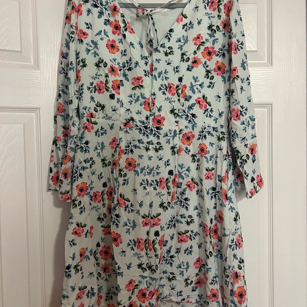 loft floral dress medium